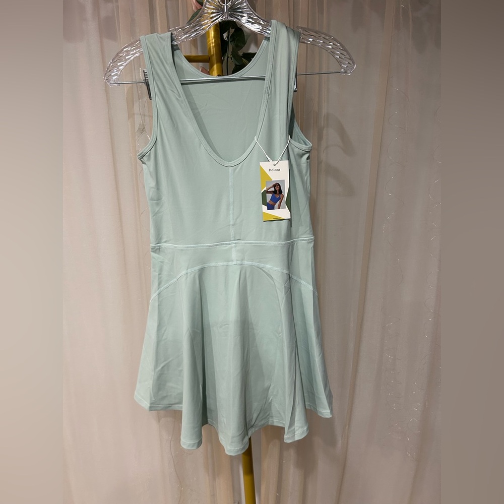 Halara Girls Celadon Athletic Dress with Built-In Shorts XXL 15–16